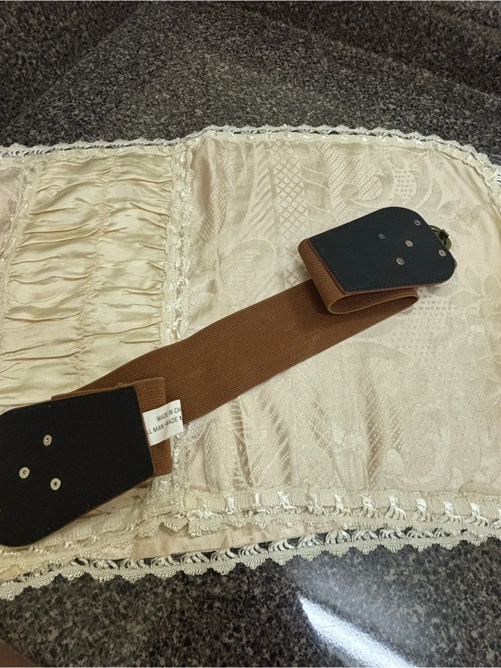Floral Lattice Belt